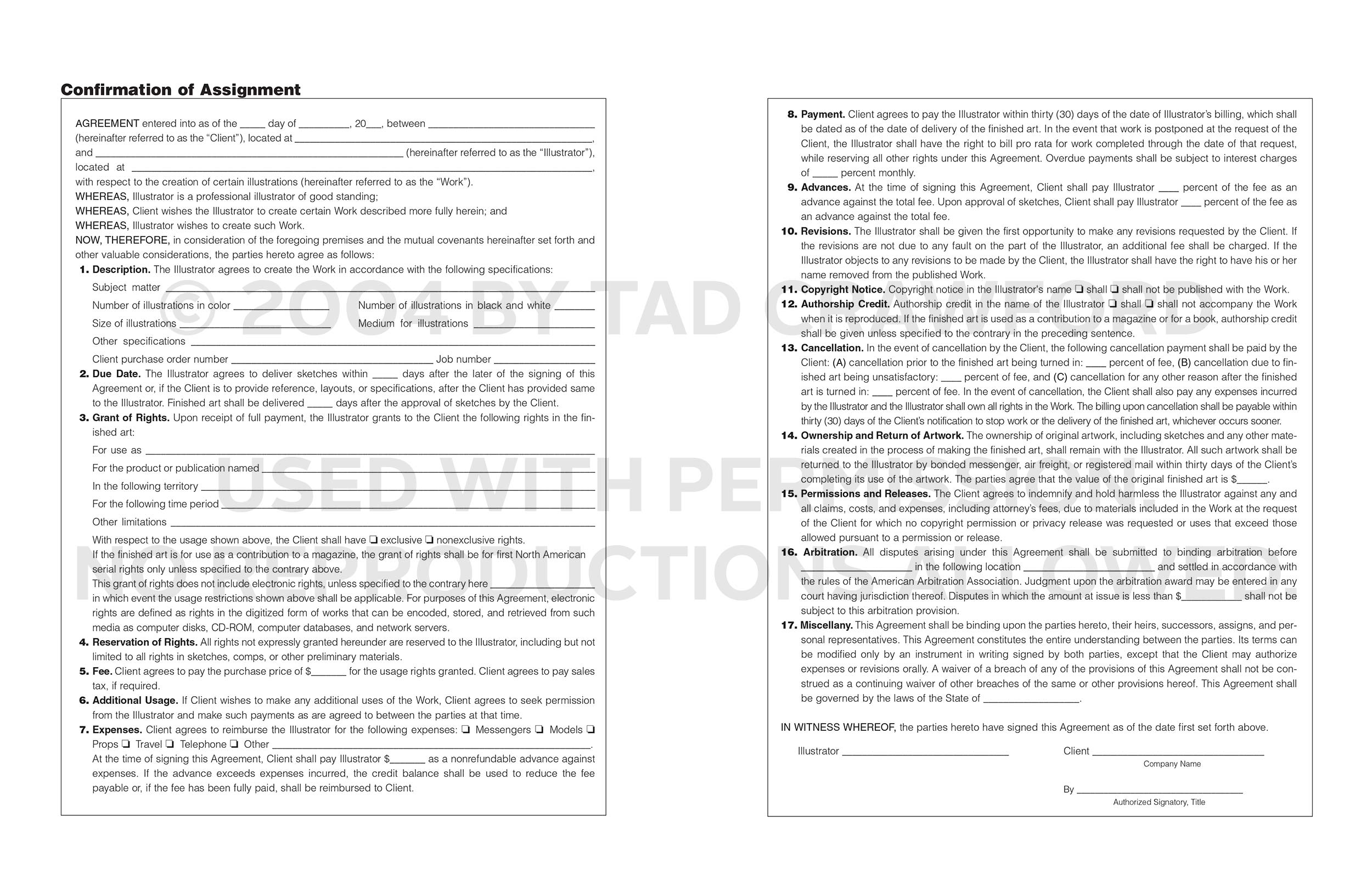 illustrator client contract template